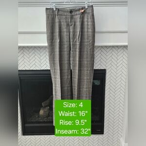 Banana Republic Women's Wide-Leg, Wool Dress Pants, GUC